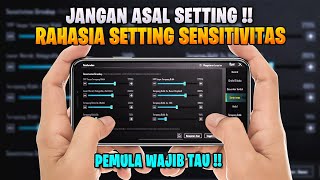 CARA SETTING SENSITIVITAS PUBG MOBILE TERBAIK GYROSCOPE DAN NO GYROSCOPE [upl. by Leinehtan874]