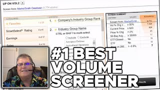 MarketSmith Stocks Volume Screener  Your Money Education [upl. by Micky]