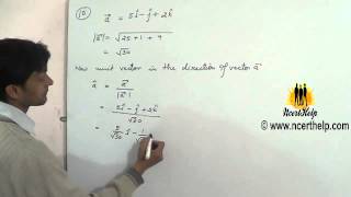 Find a vector in the direction of given vector which has magnitude 8 units [upl. by Aniloj653]