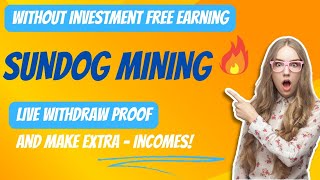 SUNDOG MINING PLATFORM  🔥START DOGE MINING AND EARN FREE AIRDROP  tasks [upl. by Edmondo]