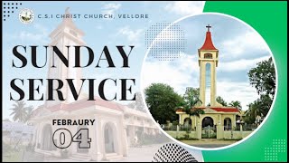 🔴 🅻🅸🆅🅴  SUNDAY SERVICE  0422024  830 AM  CSI CHRIST CHURCH  VELLORE  6 [upl. by Yur]