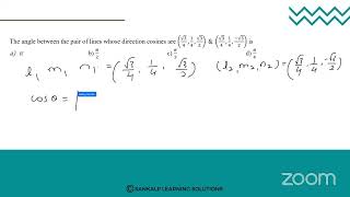 Three dimensional geometry  Maths  Session 23 [upl. by Florry]