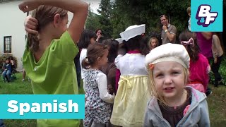 Spanish for kids  singing and learning with BASHO amp FRIENDS [upl. by Richela]