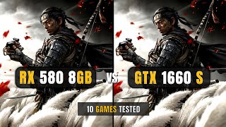 RX 580 vs GTX 1660 Super  i5 12400F  Test In 10 Games  1080p  FSR [upl. by Enyleuqcaj586]