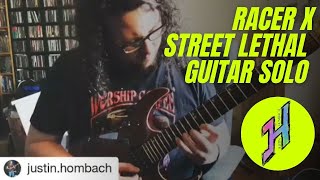 Paul Gilbert  Street Lethal  Guitar Solo Old Practise Video [upl. by Ahsennod]