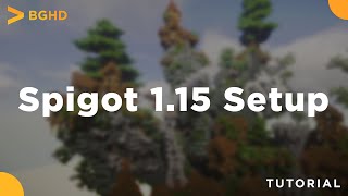 How to create a Spigot 115 1151  1152 server [upl. by Herrle]