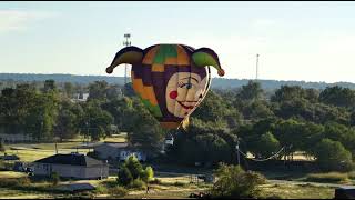 Natchez Balloon Festival Jester Balloon 2024 [upl. by Napas]