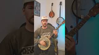 Beginner Banjo Lesson  How to play Upstroke  Seeger Style banjo clawhammer banjotechnique [upl. by Nalani]