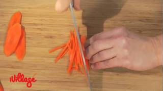 Learn How Now How to Julienne Vegetables [upl. by Ana]