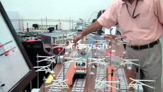 Rail Signalling Working Model  V Home signal and main line starter signal operation explained [upl. by Eyaj]