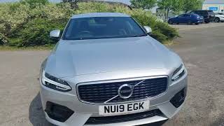 Volvo S90  D4 R Design  NU19EGK  Walkaround [upl. by Sapowith]