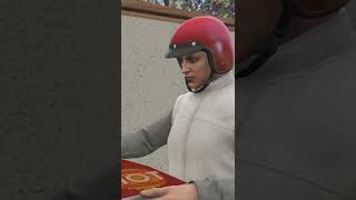 Peter Parker Spiderman 2 Pizza Outfit GTA 5 Online Its Pizza Time [upl. by Lehsar]