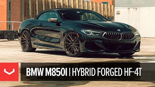 BMW M850i  Hybrid Forged HF4T Wheels [upl. by Llerdnek]