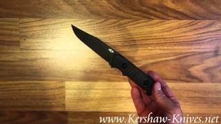 Kershaw Zero Tolerance Shifter Fixed Blade Knife 0160 Demo [upl. by Maxi]