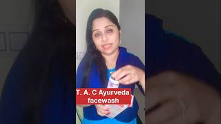 T A C aayurveda face wash saffronamp24kgoldshortsvideo shortvideos ansassignature [upl. by Amora247]