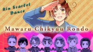 APH Mawaru Chikyuu Rondo Dance HD [upl. by Ralston790]