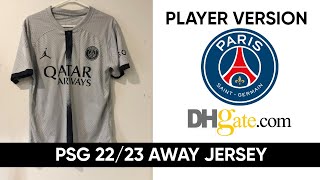 PSG Away Jersey 2223 DHgate Fan Version REVIEW [upl. by Vaclava]