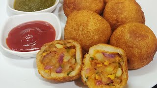 Bread Bonda Recipe सबसे आसान सबसे क्रिस्पी है ये ब्रेड बोंडा  Bread Pakora Recipe [upl. by Polloch735]