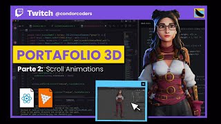 Creamos un portafolio dev con elementos 3D 🧊 Parte 2 [upl. by Middleton]