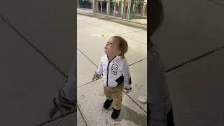 He loves the snow❄️ rustyn rustyncore rustynbaby cute baby familyvlog [upl. by Sibilla]