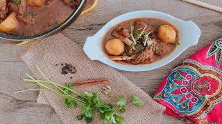 Curry D’agneau Et Pommes De Terre  Aloo Gosht [upl. by Kenelm212]