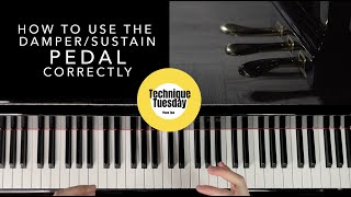 Technique Tuesday  How to use the SustainDamper pedal correctly  Piano Tutorial [upl. by Zacek857]