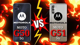 MOTOROLA MOTO G50 5G VS MOTOROLA MOTO G51 5G Which is BEST [upl. by Brinson]