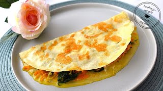 ❗ Einfache Crespelle mit herzhafter GemüseFüllung amp knuspriger Käsekruste  unbedingt probieren 🍃 [upl. by Etam]