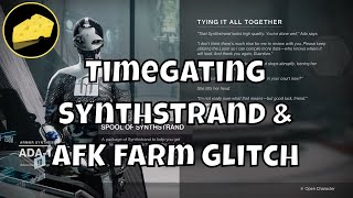 Timegating Synthstrand And AFK Farm Glitch  Bungie Caps Spawn Rate [upl. by Saleem]