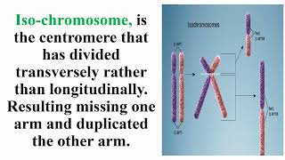 Iso Chromosome Meaning [upl. by Friedberg]