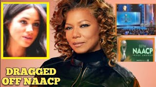 GET HER ○UT Meg Drgged ○ff NAACP Image Award 2024 Stage By Queen Latifah amid Unnvited APPEARNCe [upl. by Butte394]