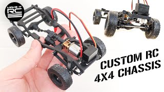 The Most Scale Micro Crawler Yet Fully 3D Printed 4x4 Truck Chassis For Converting Models to RC 🔧 [upl. by Refenej748]