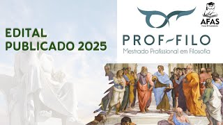 EDITAL 2025 PROFFILO [upl. by Attemaj]