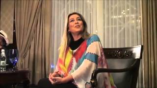 Al Bano amp Romina Power interview in Moscow 2013 yoga [upl. by Ahseet]