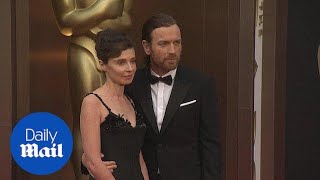 Ewan McGregor and wife Eve Mavrakis arrive at 2014 Oscars  Daily Mail [upl. by Desiree891]