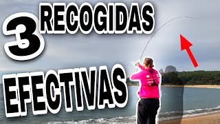 3 RECOGIDAS MUY EFECTIVAS PARA PESCAR CALAMARES A EGING [upl. by Einnil]