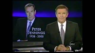 ABC World News Tonight  on the Death of Peter Jennings [upl. by Esereht]