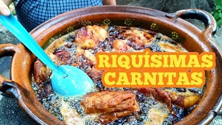 Deliciosas carnitas  Cocina rico fácil y rápido [upl. by Dielle]