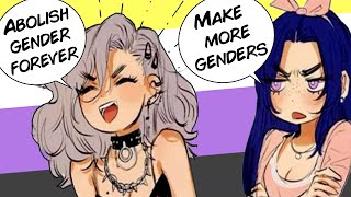 ALL GENDERS or Never gender again😡  🌈Enby Memes [upl. by Eiramanel]