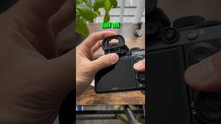 How to replace EVF eyecup for Sony A7 III [upl. by Etyak799]