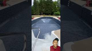 KOLAM BERENANG KERING pool swimminghack satisfying pooling automobile poolcleaner water [upl. by Acinomed403]