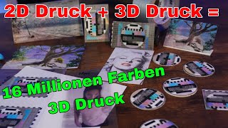 3D Druck mit 167 Millionen Farben auf der 1st Layer [upl. by Gelya]