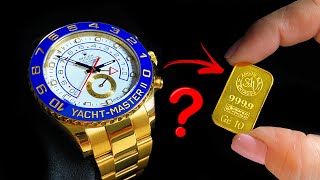 Check Out How Much Value A Rolex Yacht Master II Loses After Being Polished [upl. by Thormora]