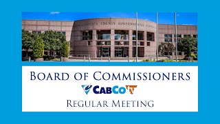 Cabarrus County BOC Regular Meeting 02192024 [upl. by Onyx912]