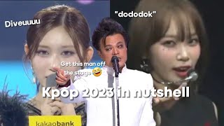 Kpop moments of 2023 in nutshell [upl. by Hajile51]