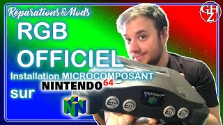 Comment Installer le RGB OFFICIEL Sur NINTENDO 64 nintendo [upl. by Johny]