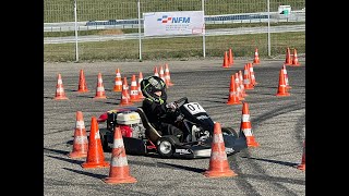 Finallauf der Deutschen Meisterschaft im Jugend Kart Slalom 2024 in Oschersleben [upl. by Ihcekn]