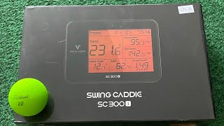 Swing Caddie SC300i Portable Launch Monitor Review [upl. by Aili224]