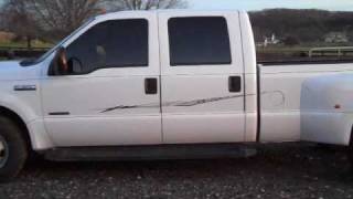 2007 Ford F350 Dually Powerstroke V8 Turbo Diesel [upl. by Eardnaed]