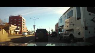 Driving around Calgary AB  Canada to an Esso Gas Station in Panorama Hills [upl. by Aruon]